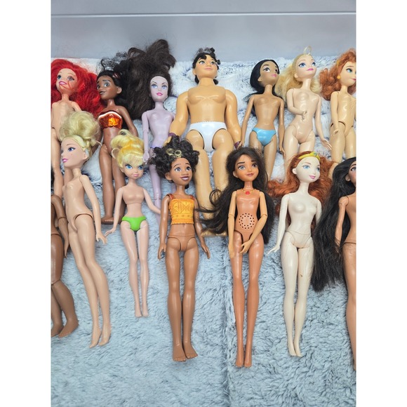 Disney Princess Doll Lot 14 Nude No Clothes Replacement Bodies - Picture 3 of 4
